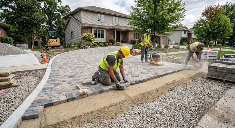 Driveway Pavers Installation in Aurora, CO