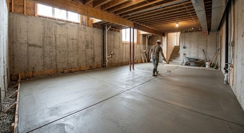 Basement Concrete Pouring in Fort Wayne, IN
