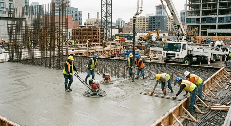 Commercial Slab Installation in Manassas, VA