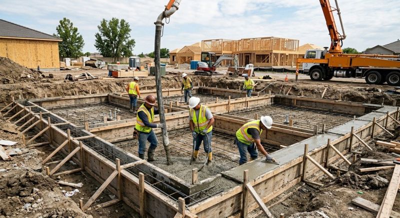Foundation Pouring in Fort Wayne, IN