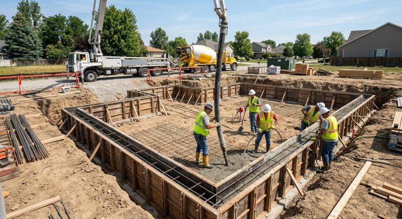 Foundation Pouring in Greenville, SC