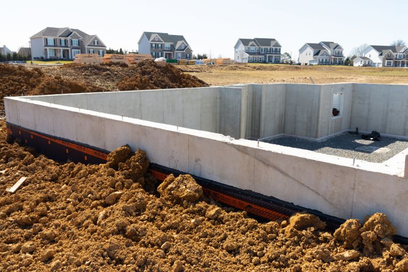 Foundation Wall Installation in Fredericksburg, VA