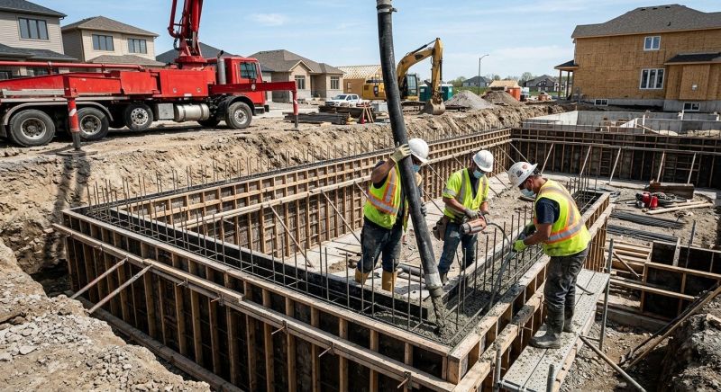 Foundation Wall Pouring in Fort Wayne, IN