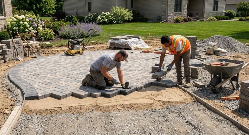 Patio Pavers Construction in Boston, MA